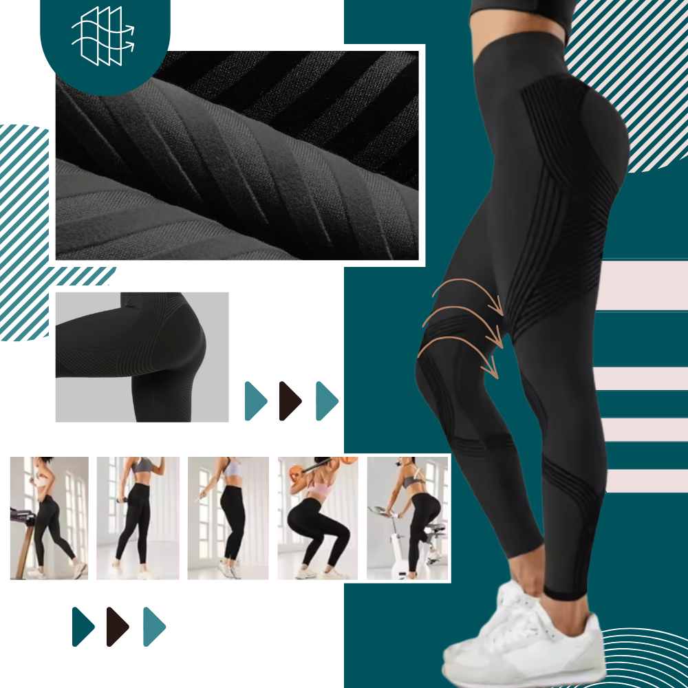 Leggings 3D de compression extensibles et sans coutures - Ozerty