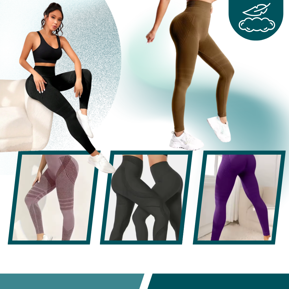 Leggings 3D de compression extensibles et sans coutures - Ozerty