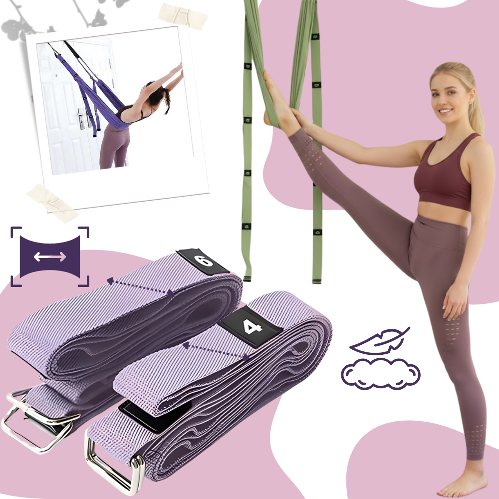 Hamac de yoga aérien solide et réglable - Ozerty