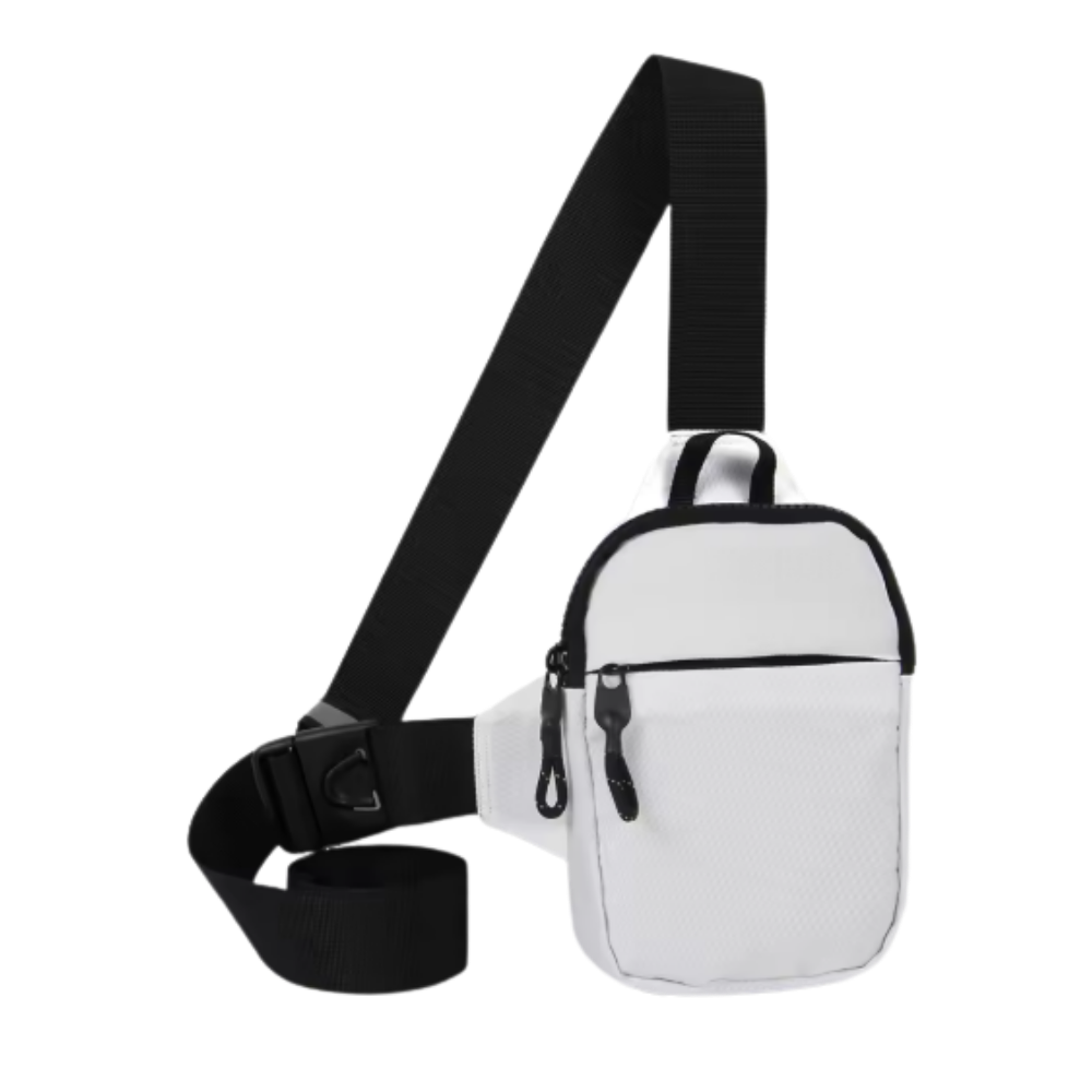 Mini sac à bandoulière élégant -Blanc - Ozerty