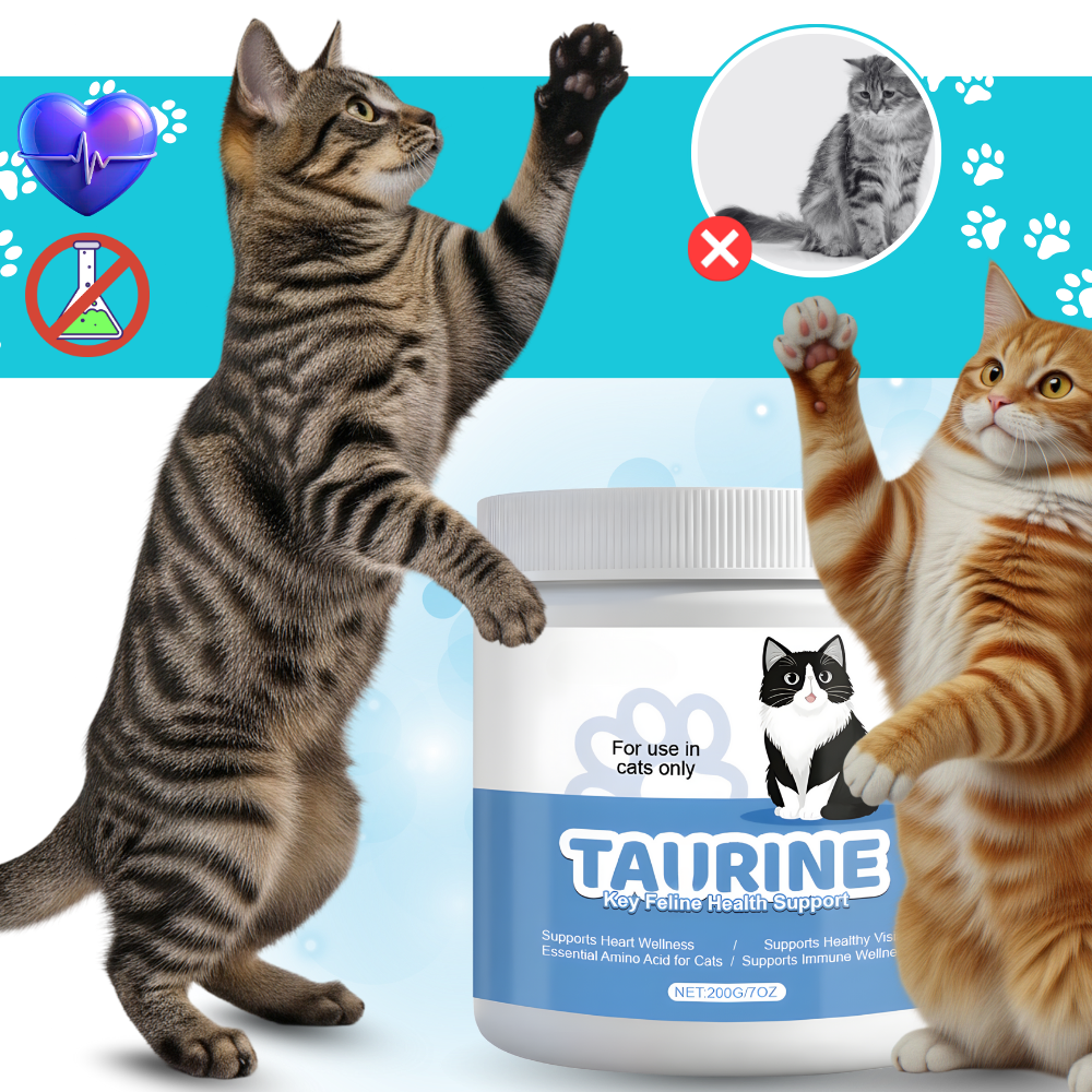 Complément alimentaire à base de taurine pour chats - Ozerty