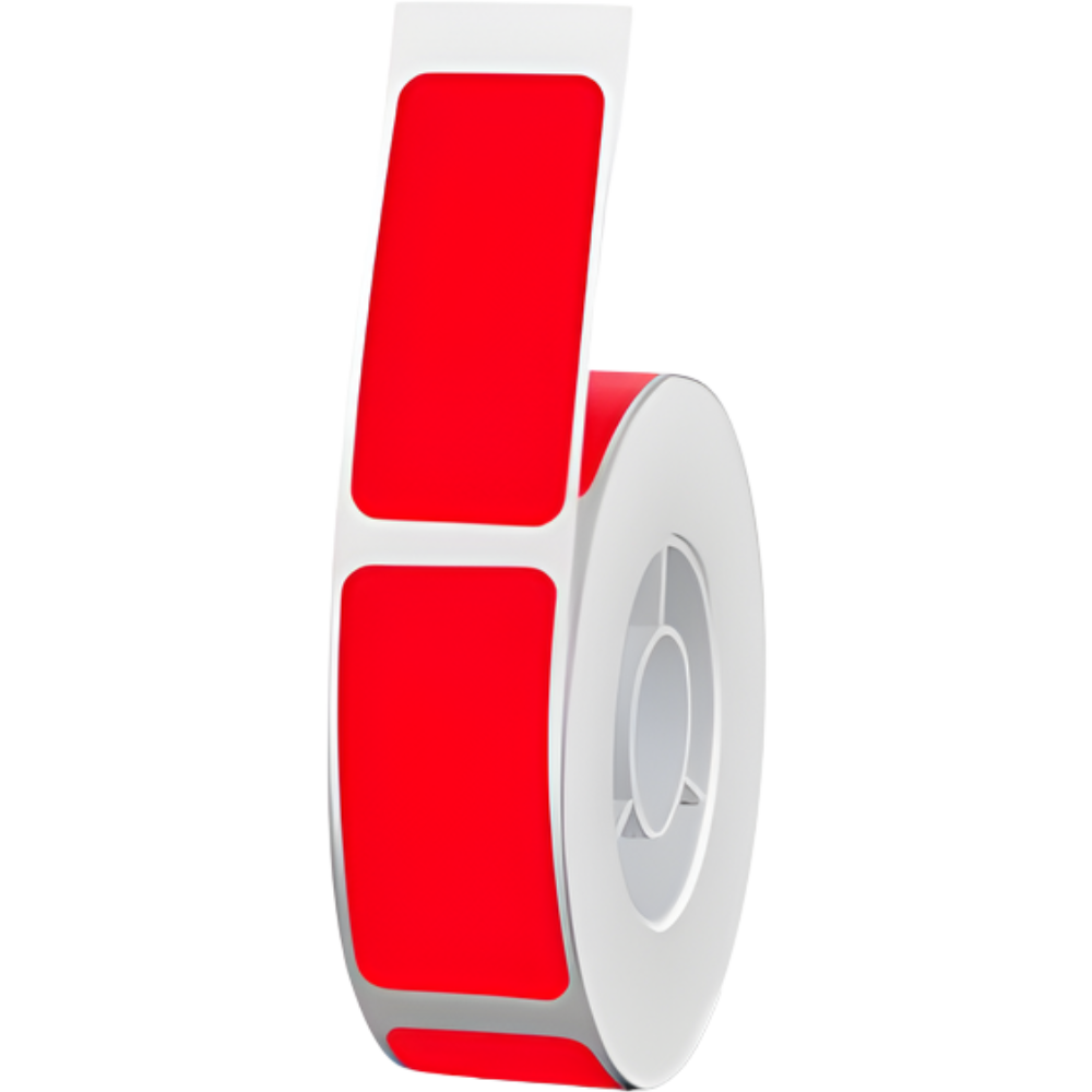 Imprimante thermique portable pour étiquettes -Rouge - Ozerty