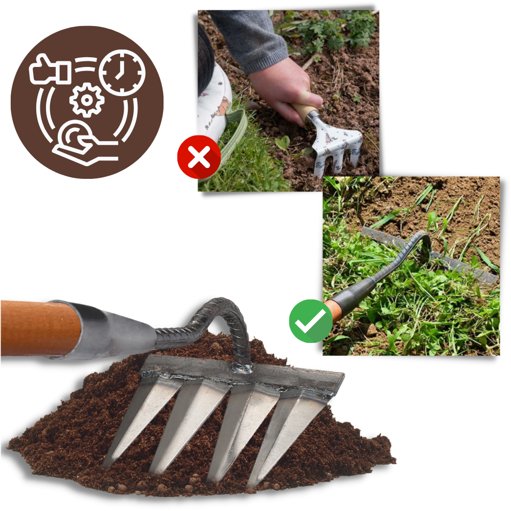 Scarificateur de jardin rapide
- Ozerty