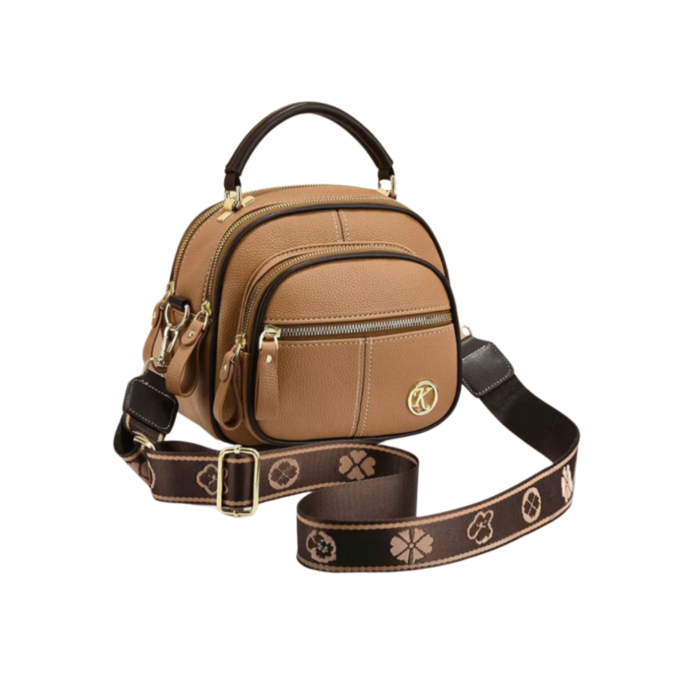 Sac à bandoulière vegan -Kaki - Ozerty