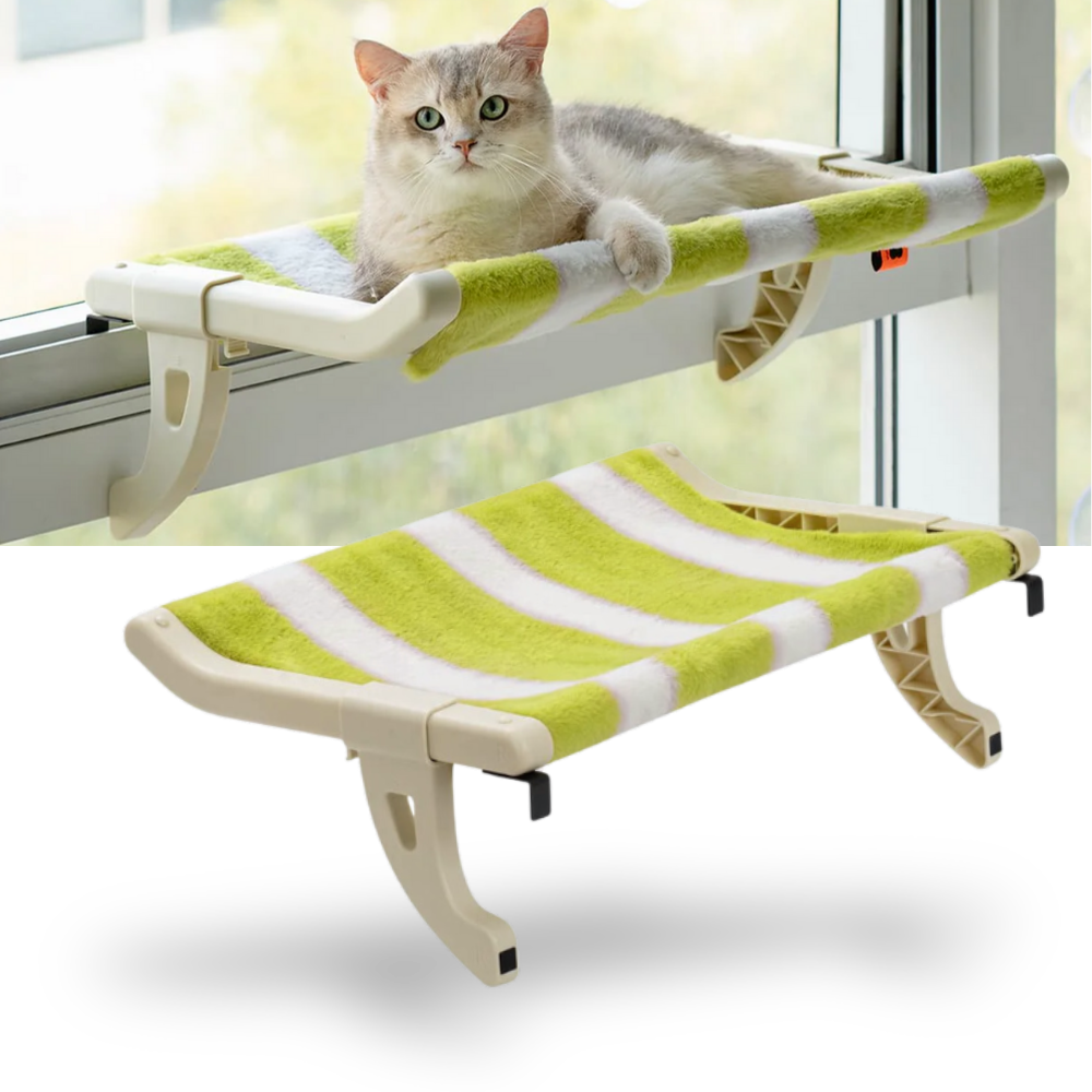 Lit pour chat et perchoir de fenêtre sans outil - Ozerty