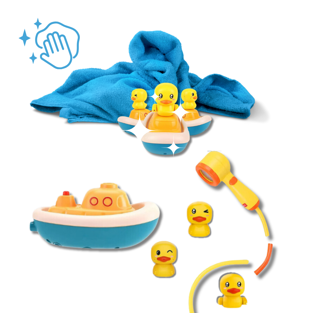 Jouets de bain canards et douche
- Ozerty