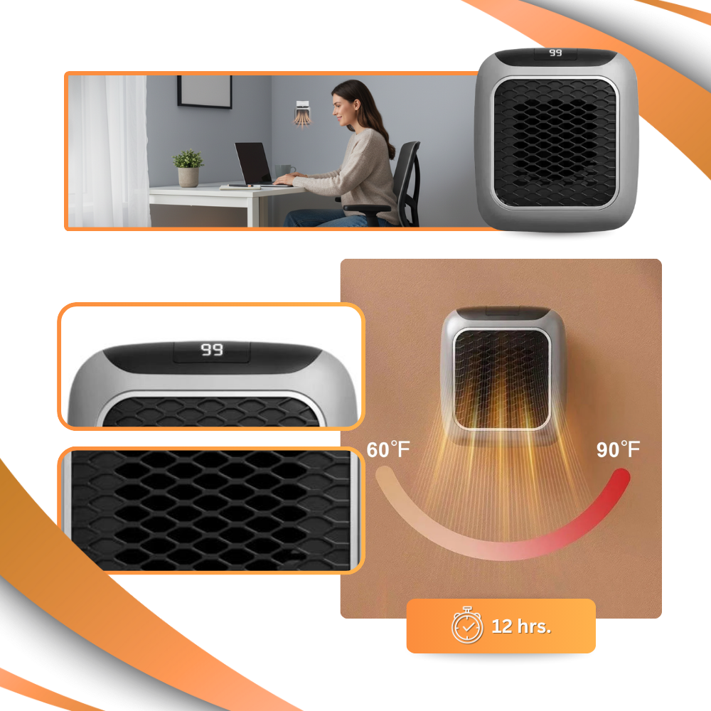 Radiateur électrique intelligent ultra-fin - Ozerty