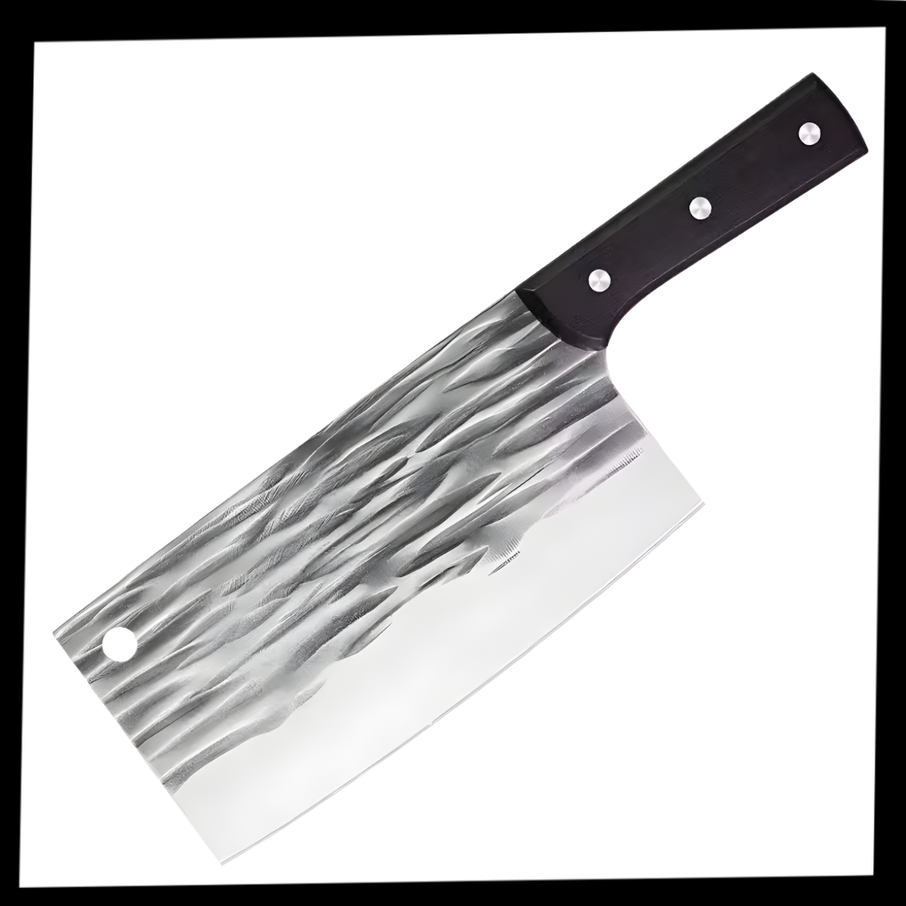 Couteau de boucher à fendre en acier forgé - Ozerty