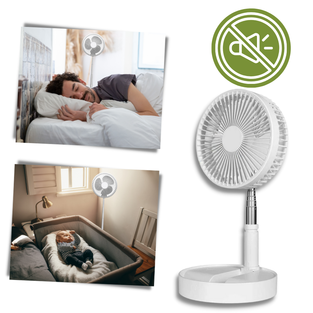 Ventilateur portable à chargement USB
- Ozerty