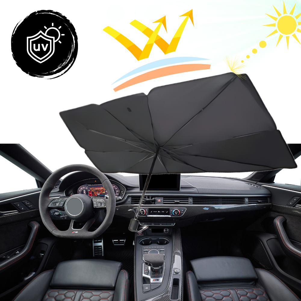 Parapluie pour pare-brise de voiture avec protection UV
- Ozerty