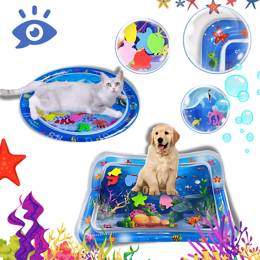 Tapis sensoriel d'eau pour animaux de compagnie
- Ozerty