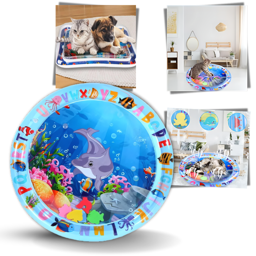 Tapis sensoriel d'eau pour animaux de compagnie
- Ozerty