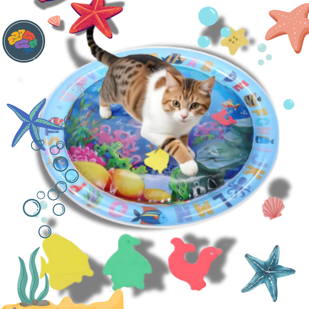 Tapis sensoriel d'eau pour animaux de compagnie
- Ozerty