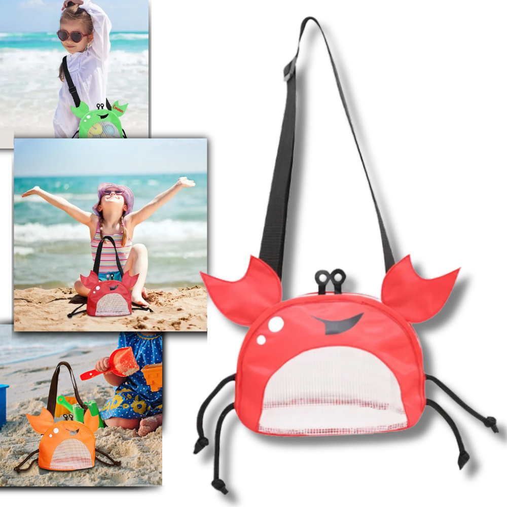 Sac de plage imperméable pour enfant en forme de crabe
- Ozerty