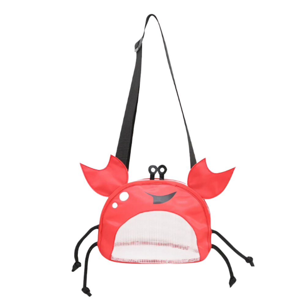 Sac de plage imperméable pour enfant en forme de crabe
-Rose - Ozerty
