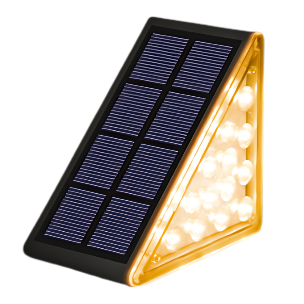 Lampes solaires étanches pour escaliers
-Blanc chaud - Ozerty