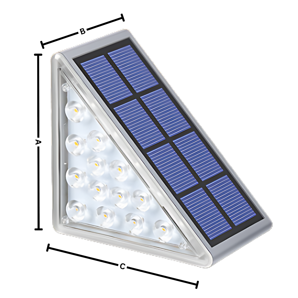 Lampes solaires étanches pour escaliers
- Ozerty