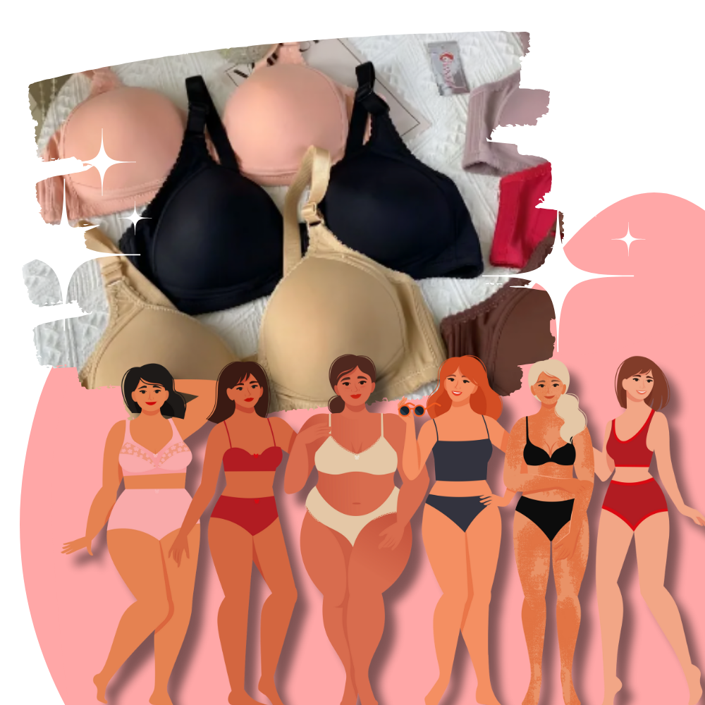 Soutien-gorge push-up grande taille sans fil
- Ozerty