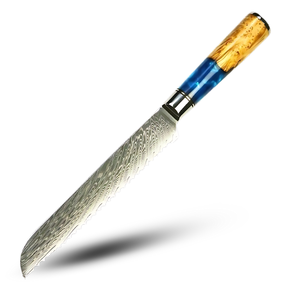 Couteaux japonais de la série Yellow Sea
-Couteau à pain - Ozerty