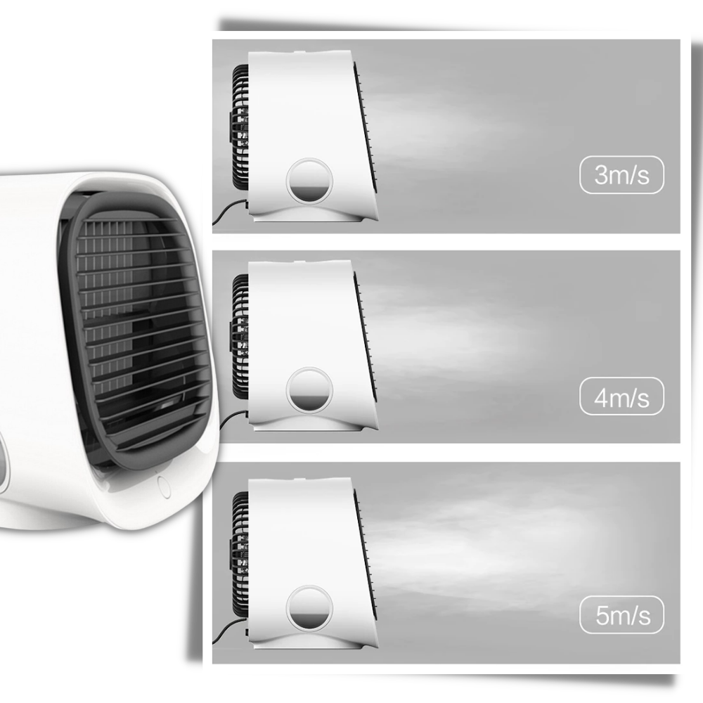 Mini refroidisseur et humidificateur d'air USB - Ozerty
