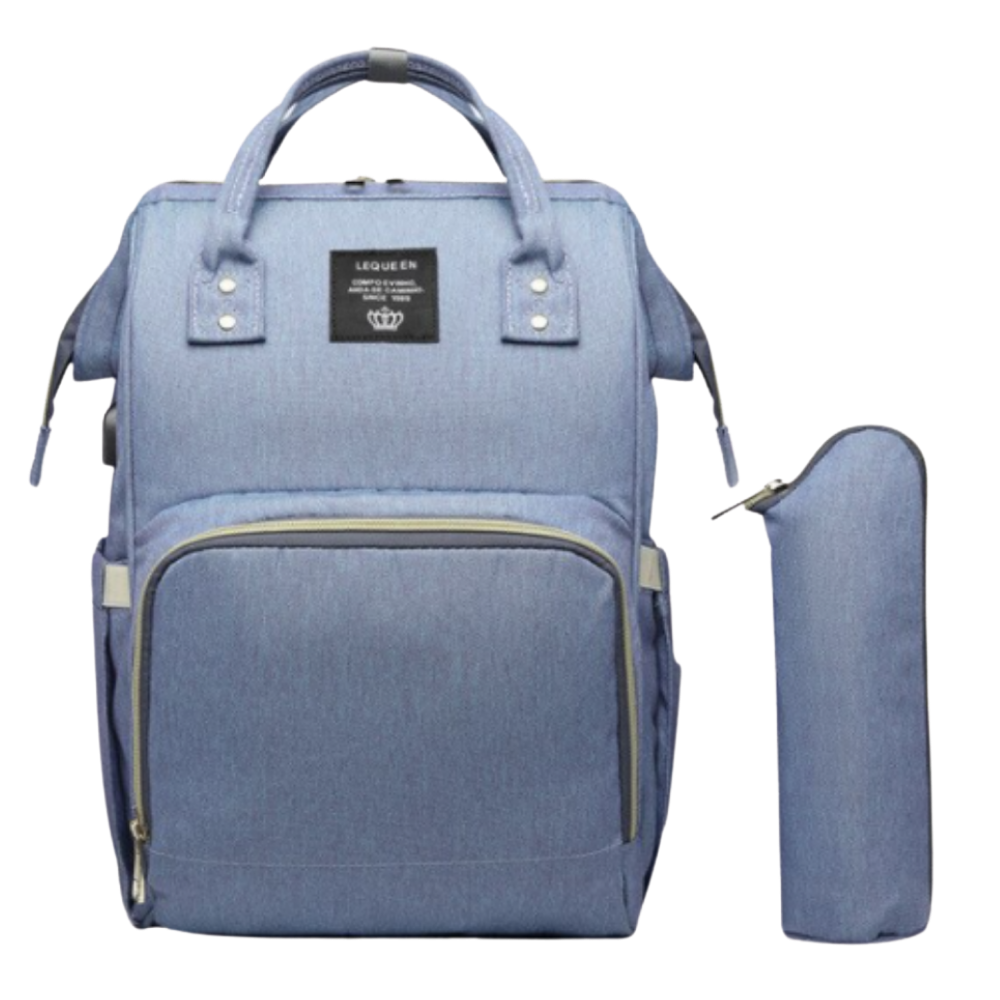 Sac à dos de maternité -Bleu/ - Ozerty