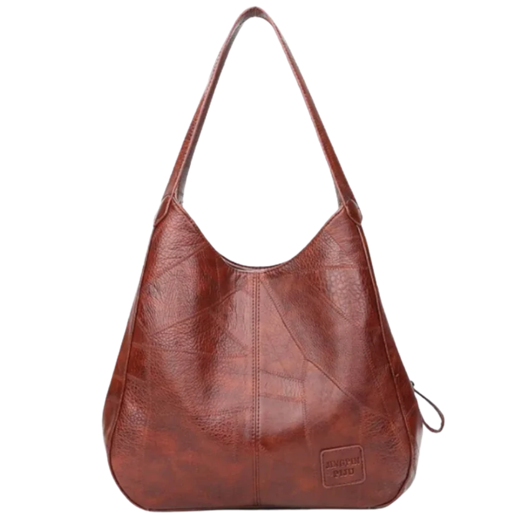 Sac à main oversize classique -Marron/ - Ozerty