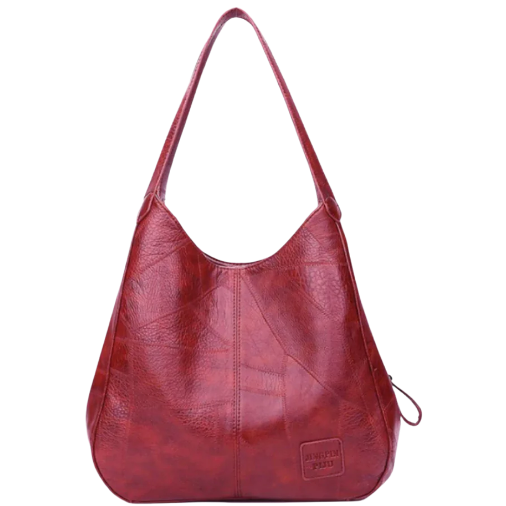 Sac à main oversize classique -Rouge/ - Ozerty
