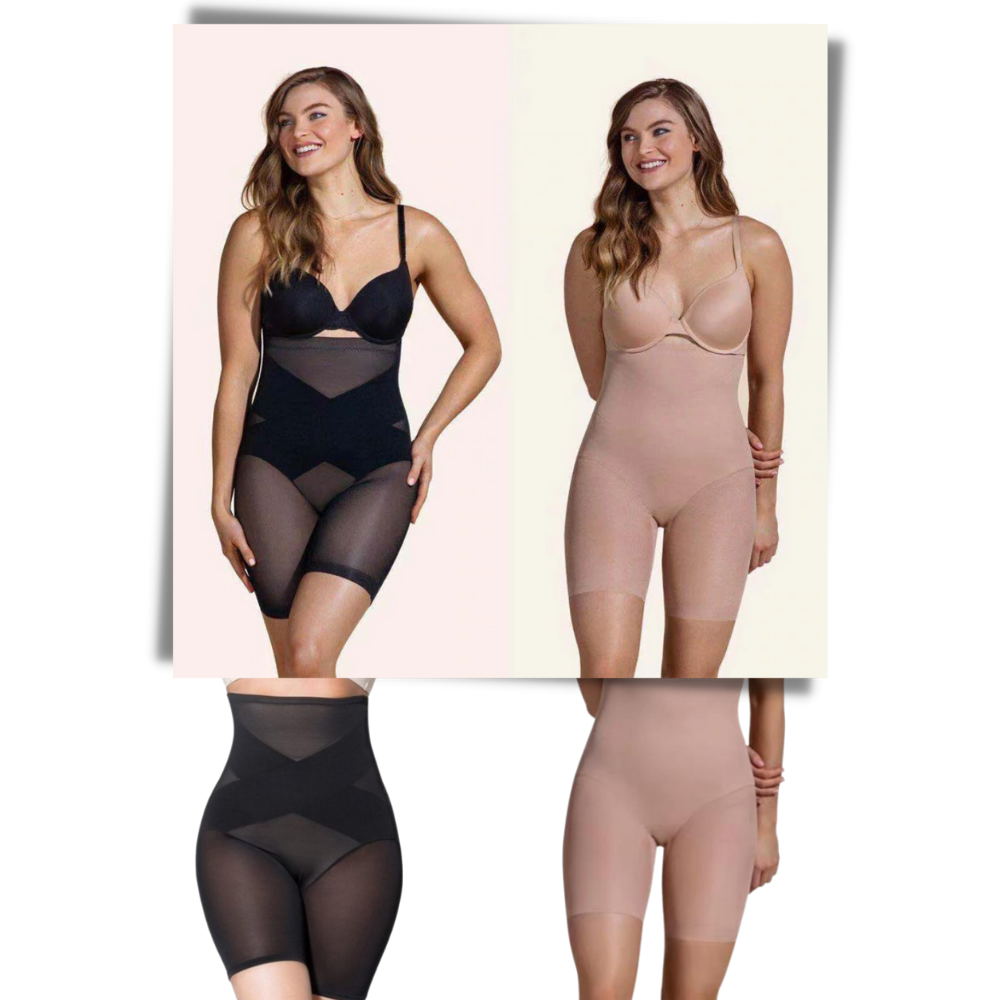 Sous-vêtements gainant amincissant taille haute - Ozerty
