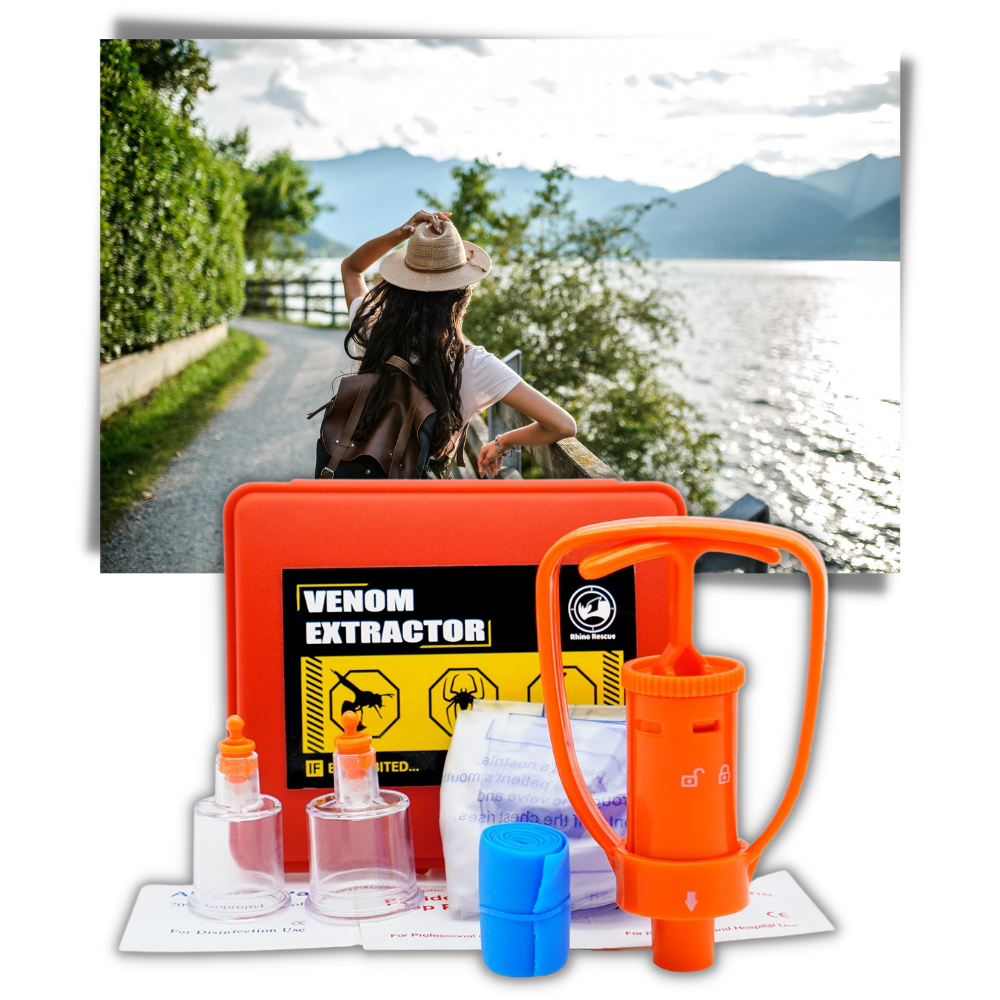 Kit d'extraction d'urgence de venin - Ozerty