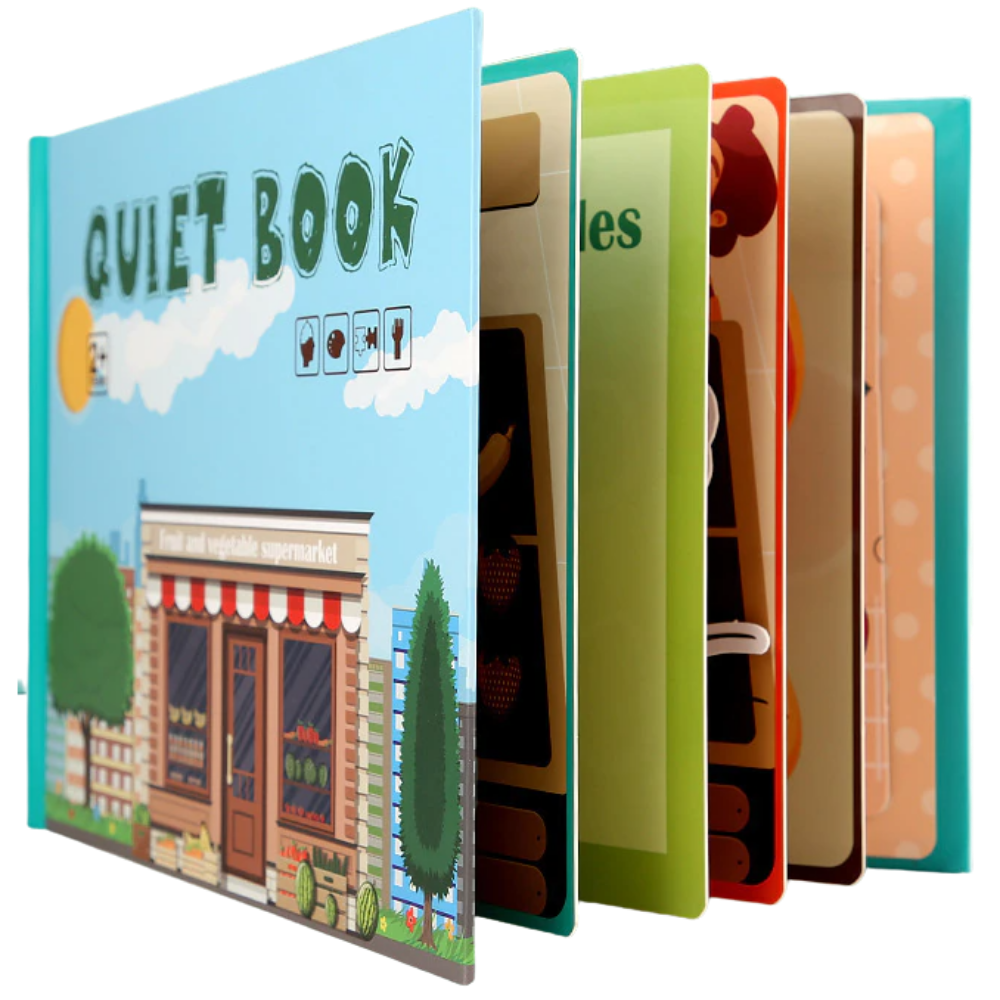 Livre d'activités pédagogiques Montessori -Légumes/ - Ozerty