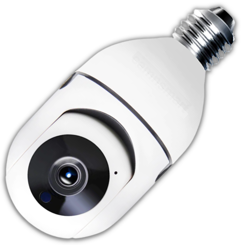 Ampoule intelligente avec caméra de surveillance -Pas de carte/ - Ozerty