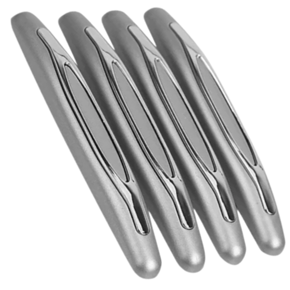 Pack de 4 bandes de protection pour portières de voiture -Gris/ - Ozerty