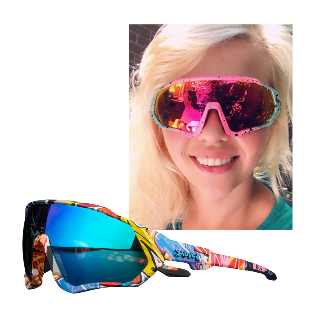 Lunettes de soleil polarisées pour le cyclisme - Ozerty