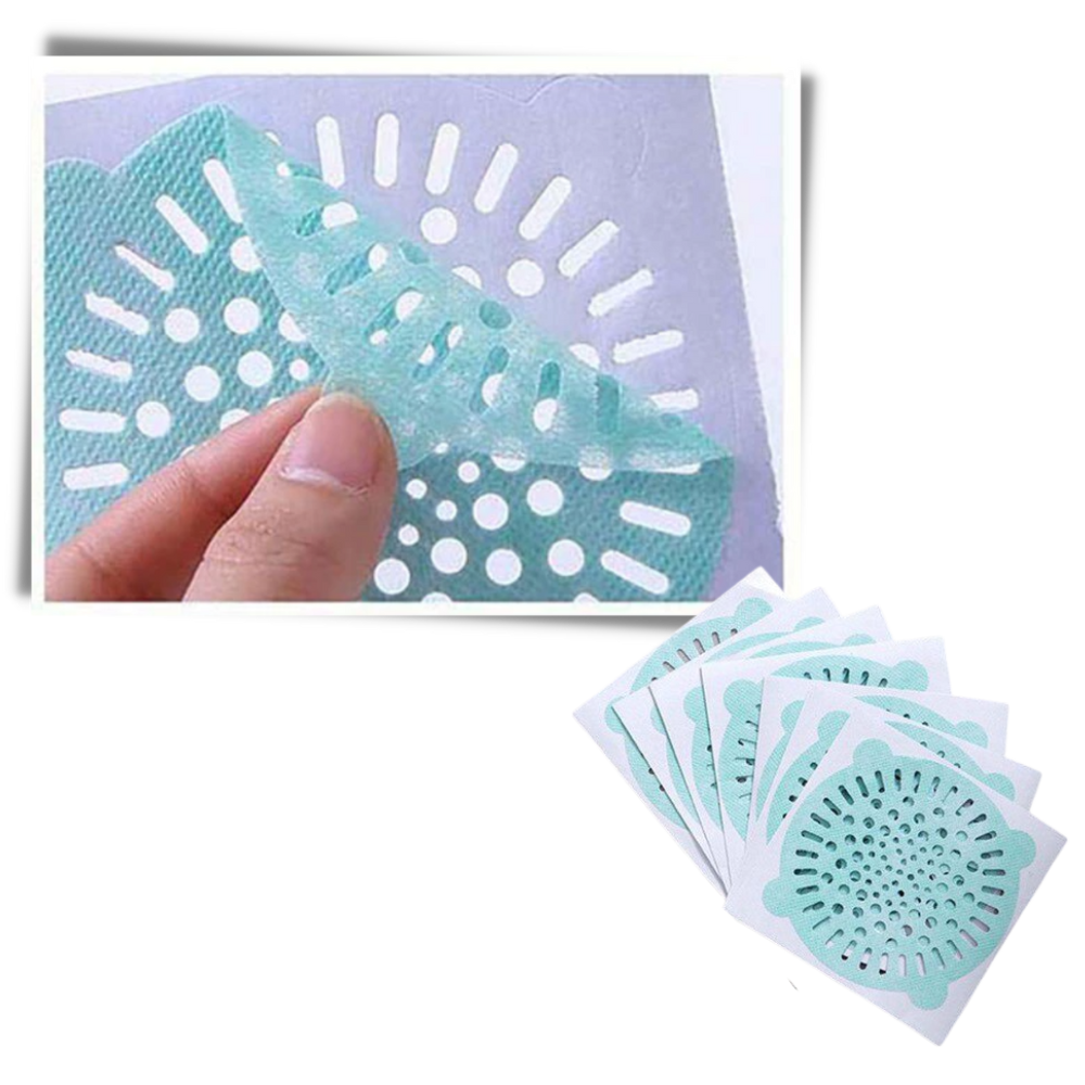 Lot de 10 filtres d'évacuation jetables adhésifs - Ozerty