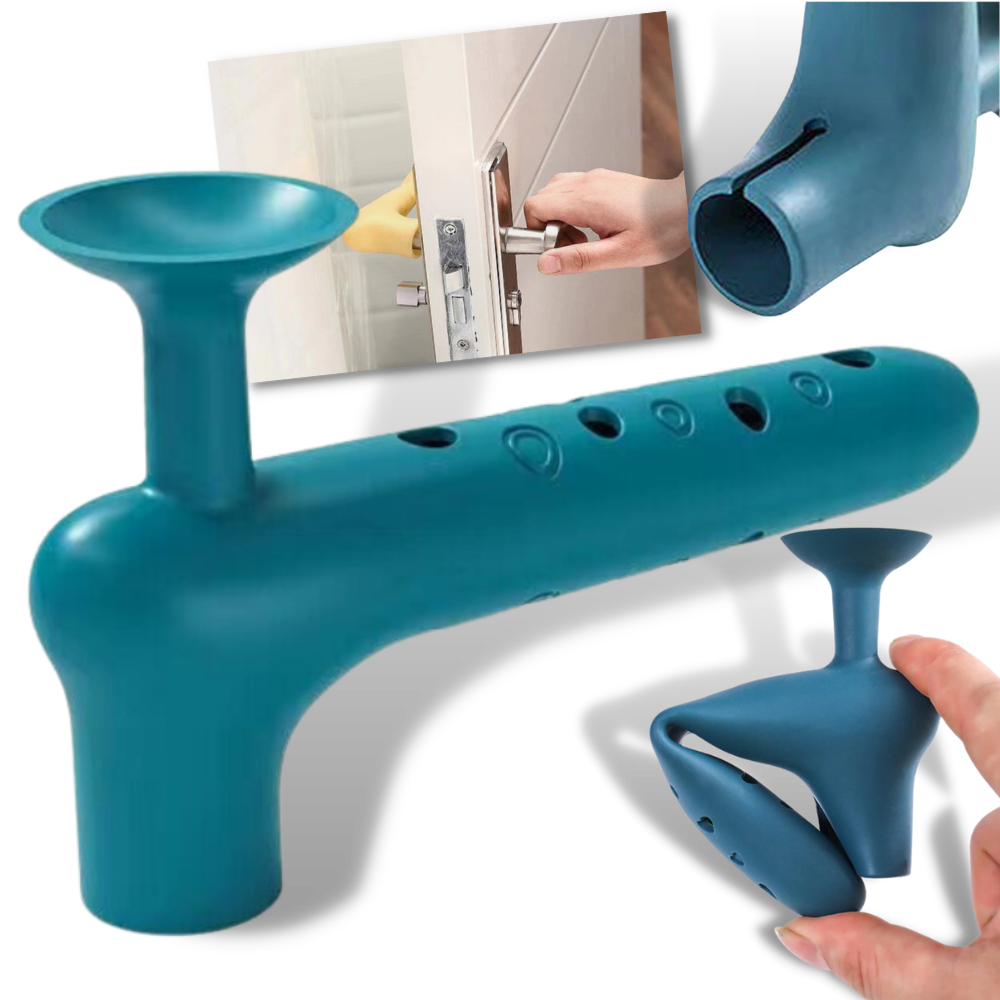 Lot de 2 housses de protection en silicone pour poignée de porte - Ozerty
