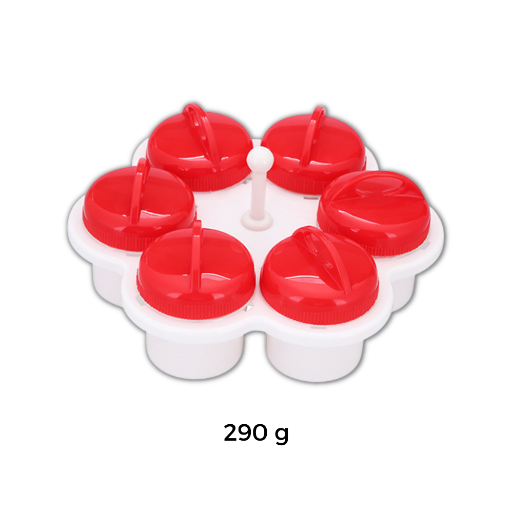 Lot de 6 cuiseurs à œufs - Ozerty