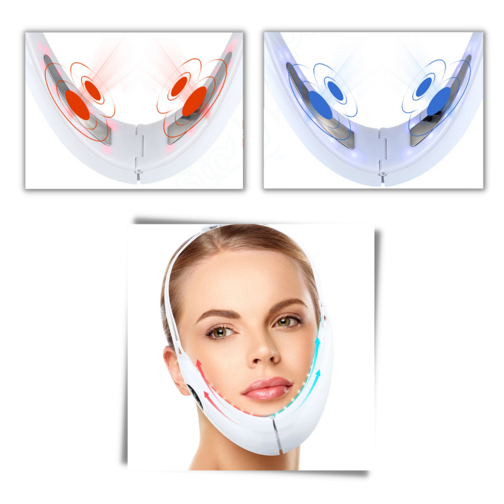 Masseur facial en forme de V - Ozerty
