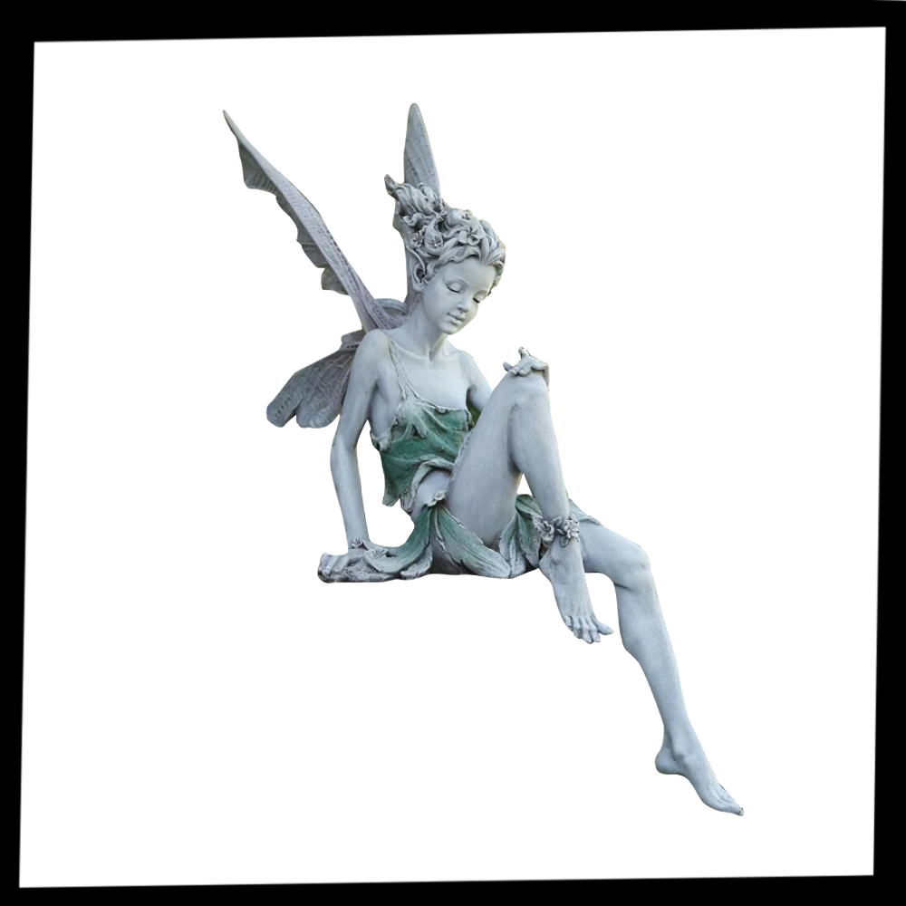 Ornement de jardin en forme de statue de fée - Ozerty