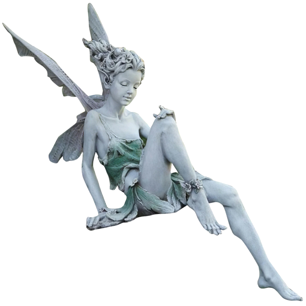 Ornement de jardin en forme de statue de fée - Ozerty