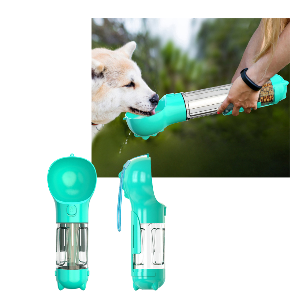 Bouteille distributrice d'eau et de nourriture pour animaux - Ozerty