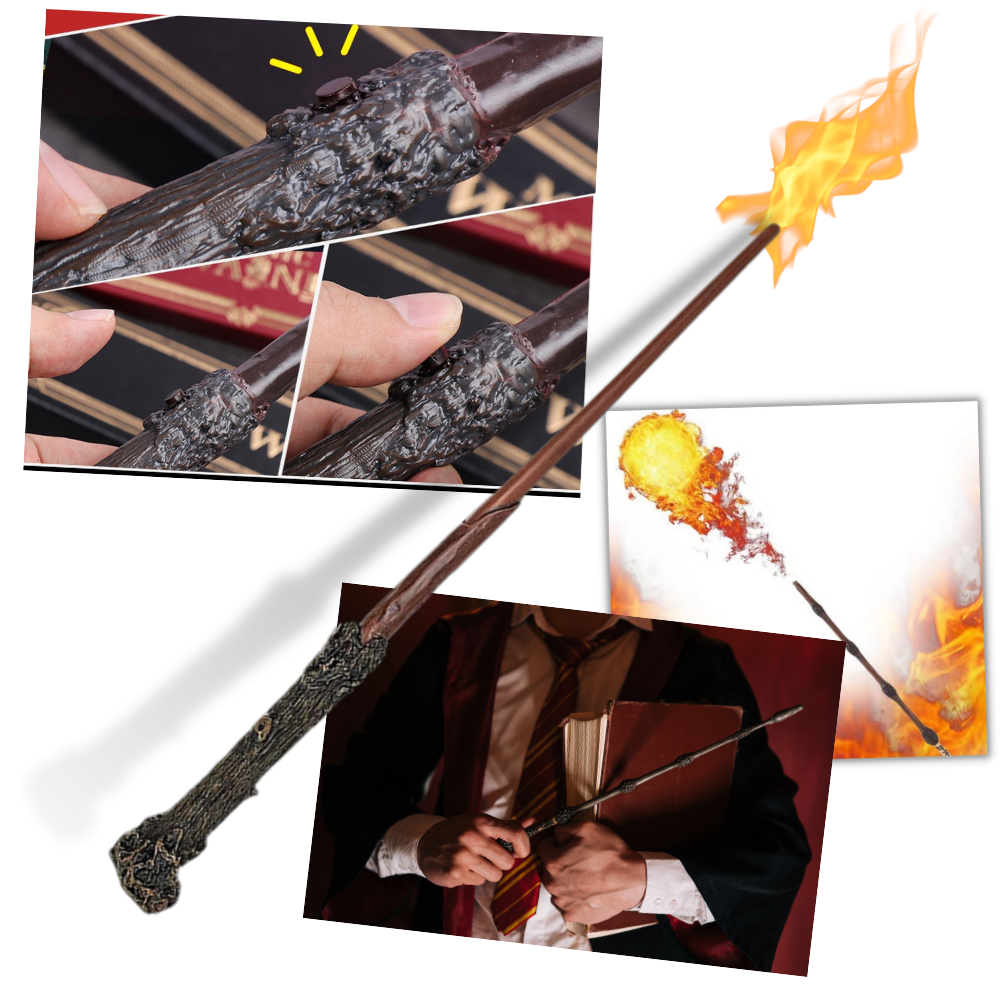 Baguette magique de tir de feu Harry Potter - Ozerty