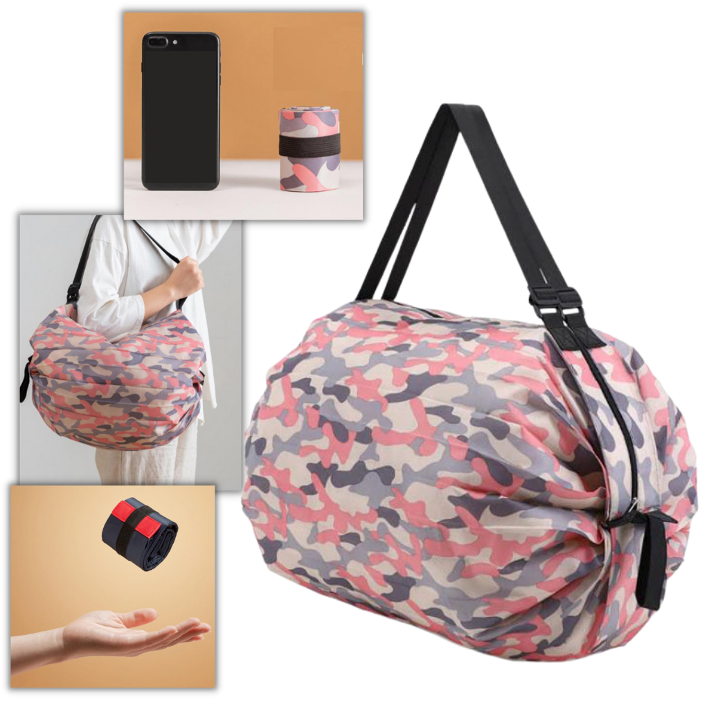 Sac à provisions pliable et étanche