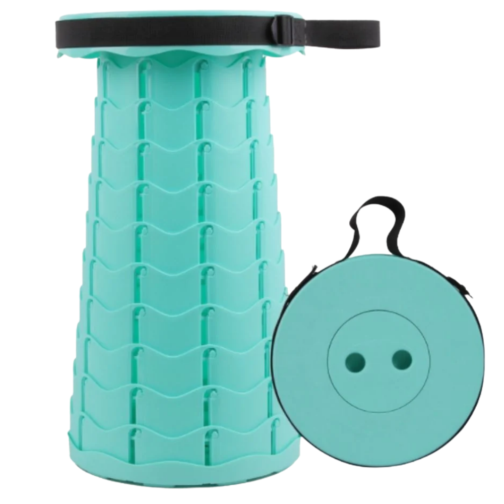 Tabouret rétractable portable -Vert/ - Ozerty