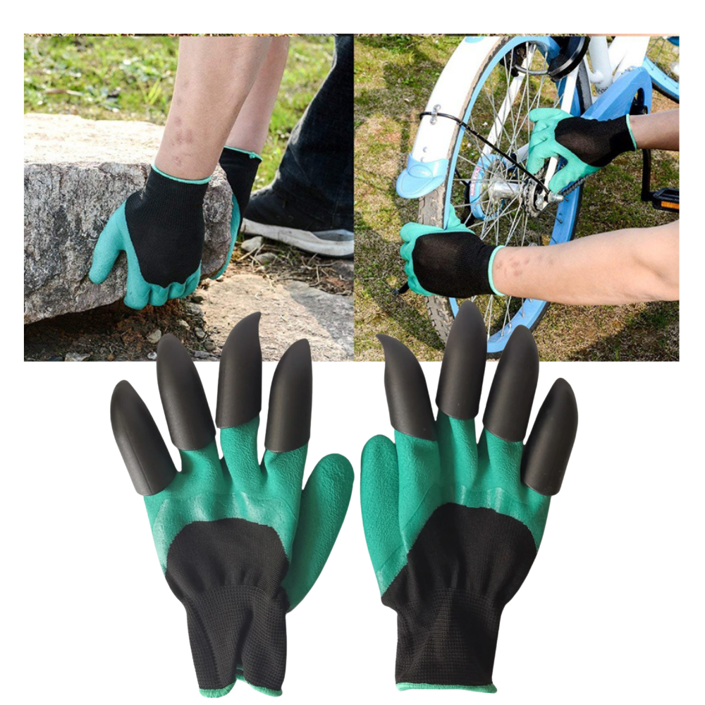 Gants de jardinage avec griffes - Ozerty