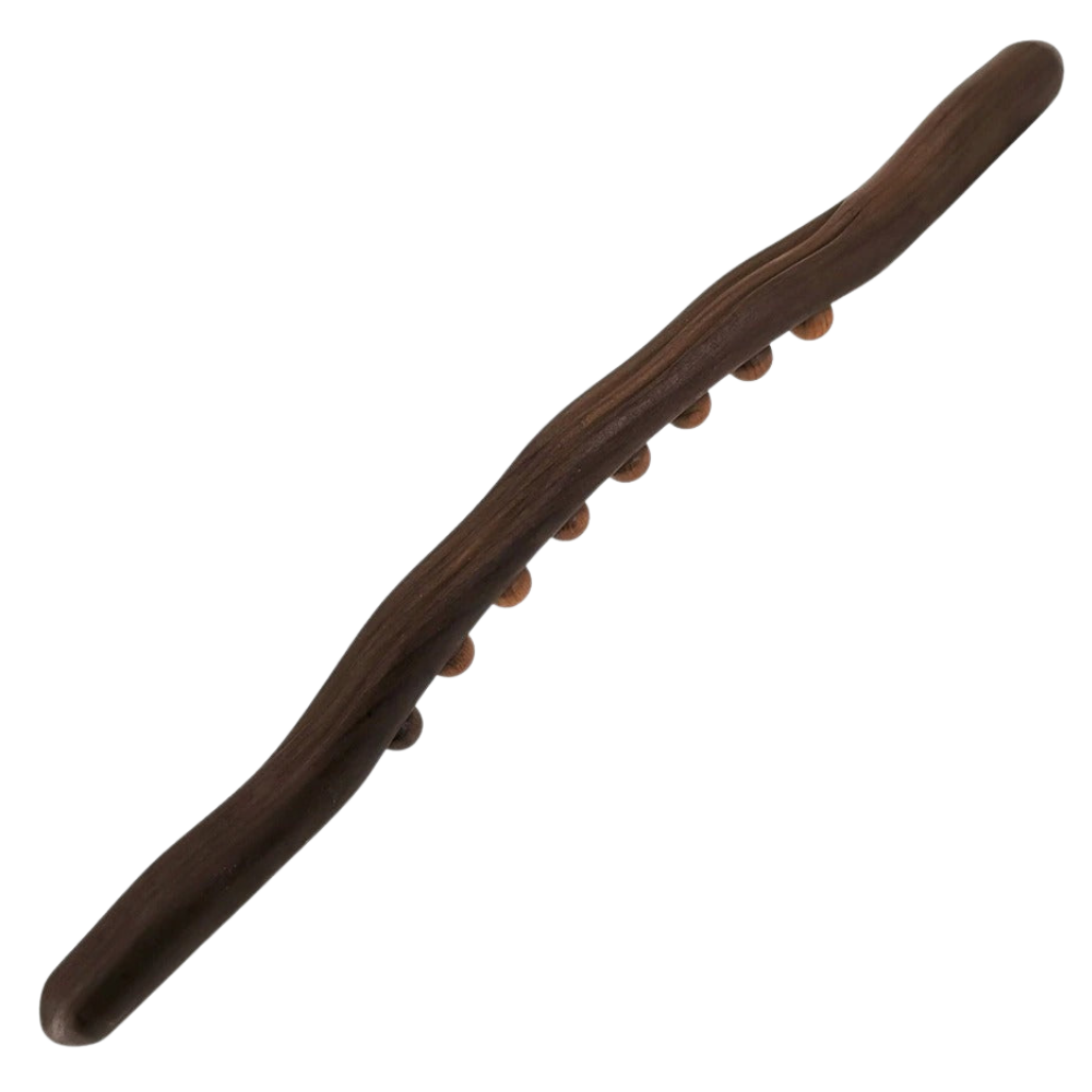 Masseur musculaire en bois naturel -Carbonisé/ - Ozerty