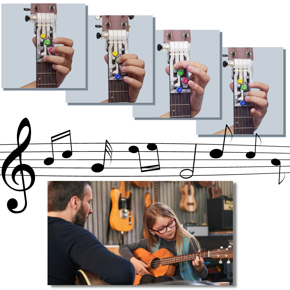 Outil d'apprentissage des accords de guitare - Ozerty