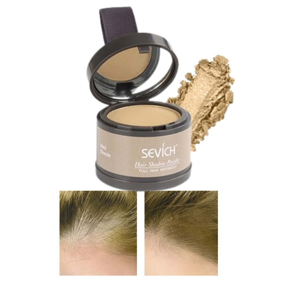 Poudre dissimulatrice de ligne de cheveux -Blond moyen/ - Ozerty