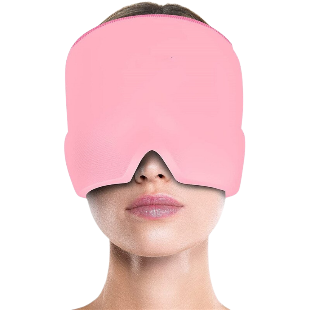 Bonnet anti migraine à thérapie chaud-froid -Rose/ - Ozerty