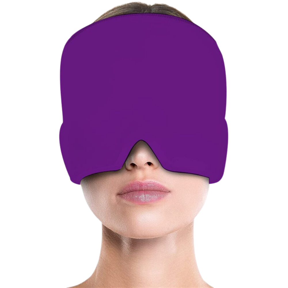 Bonnet anti migraine à thérapie chaud-froid -Violet/ - Ozerty