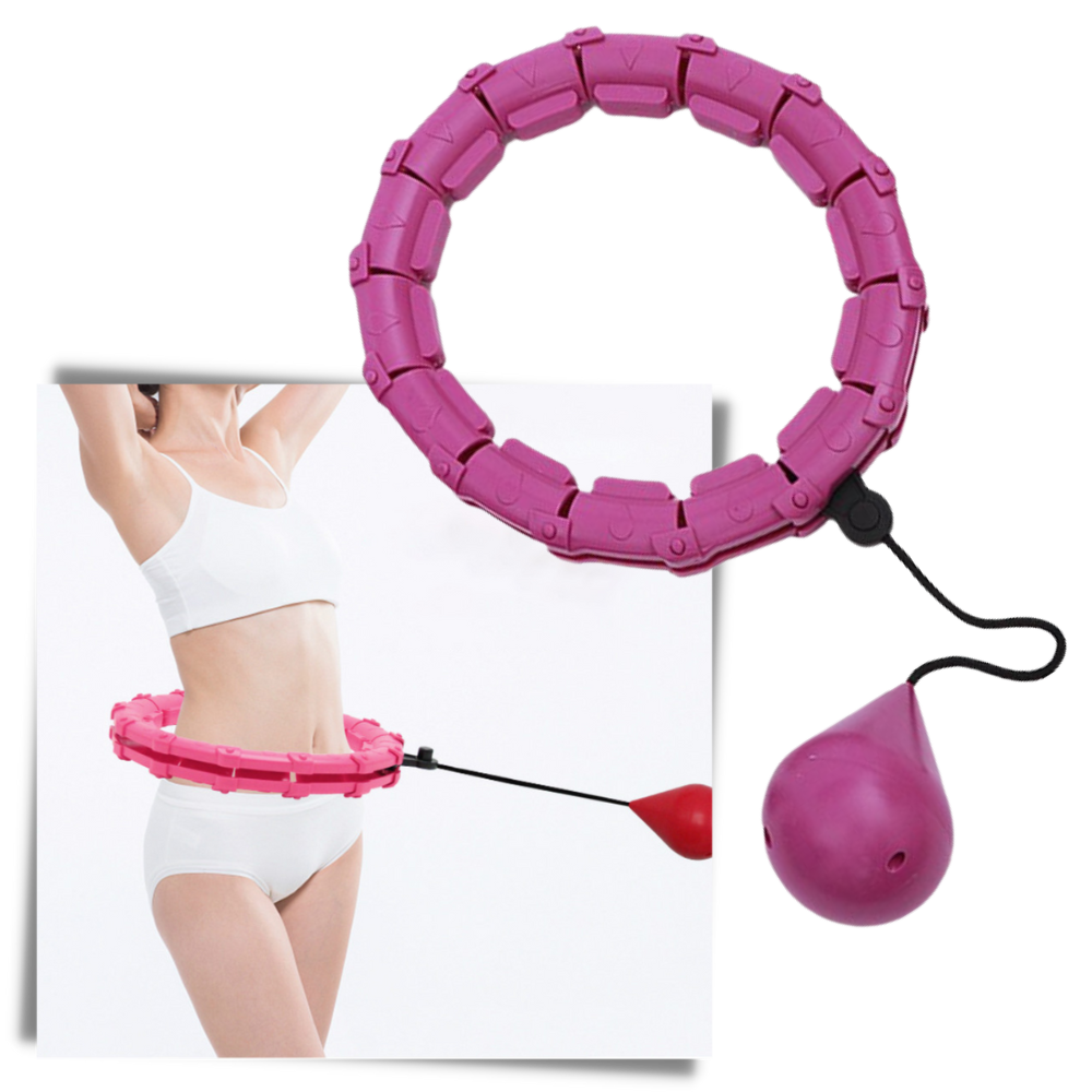 Hula Hoop de fitness à poids - Ozerty